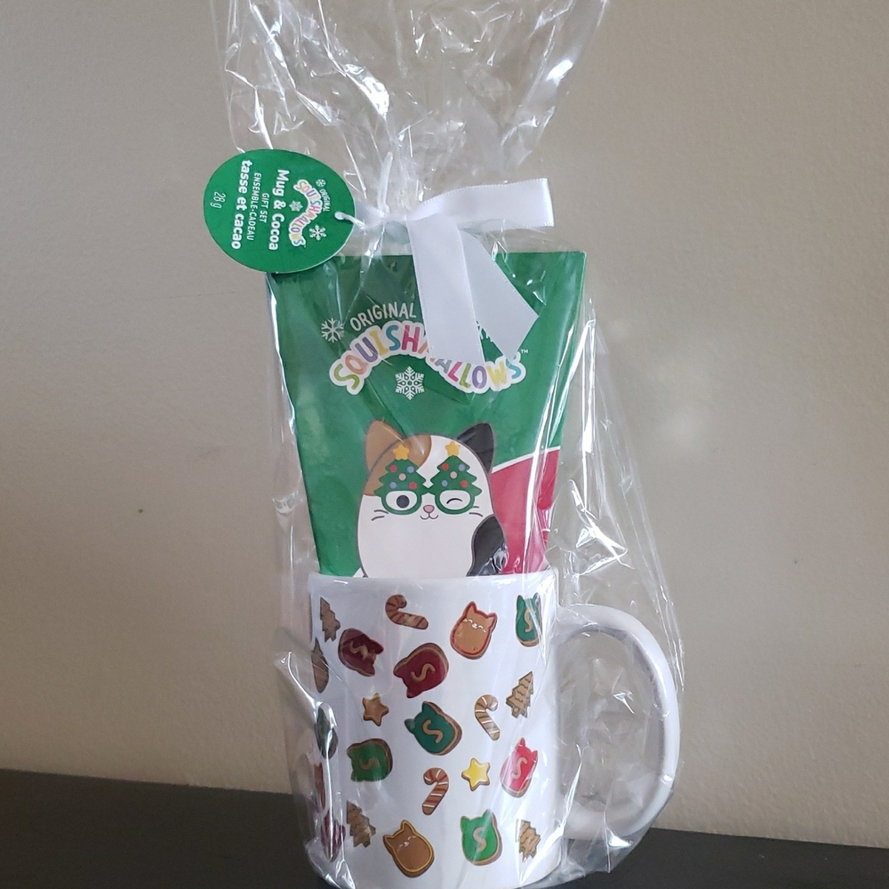 Squishmallows NIB MUG & COCOA Mix Gift Set O/S